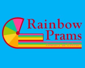 Rainbow Prams logo & graphic design entry by Wolf Hounds Rule