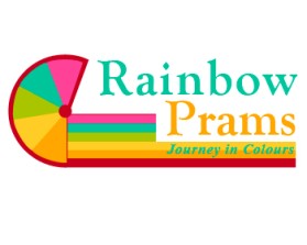 Rainbow Prams logo & graphic design entry by Wolf Hounds Rule