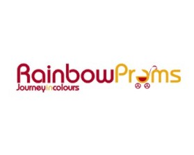 Rainbow Prams logo & graphic design entry by blackhorse