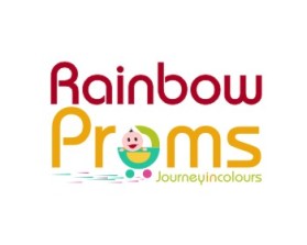 Rainbow Prams logo & graphic design entry by blackhorse