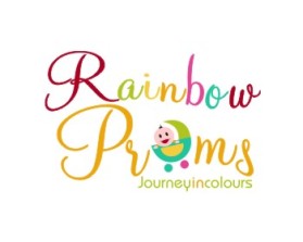Rainbow Prams logo & graphic design entry by blackhorse