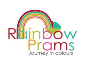 Rainbow Prams logo & graphic design entry by JINKODESIGNS