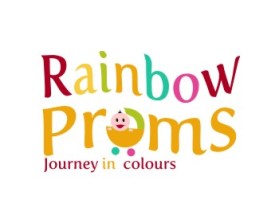 Rainbow Prams logo & graphic design entry by blackhorse