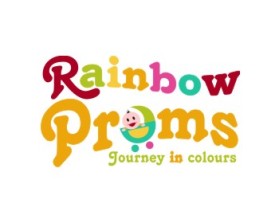 Rainbow Prams logo & graphic design entry by blackhorse