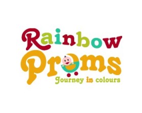 Rainbow Prams logo & graphic design entry by blackhorse