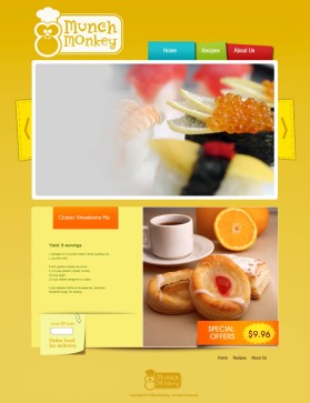 Branded Monkey and Website Screens entry by Better