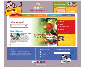 Branded Monkey and Website Screens entry by maadezine