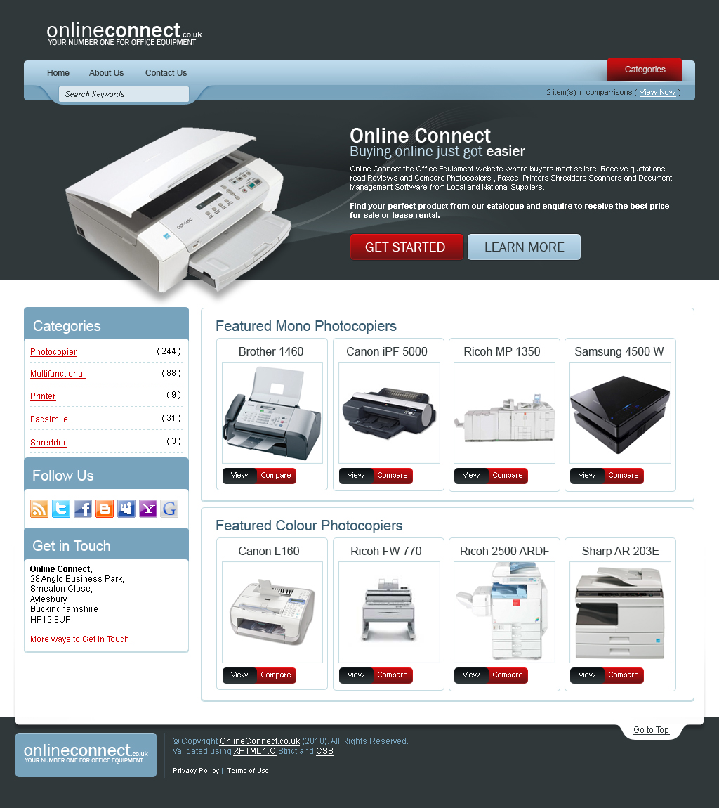 Web Design for http://www.onlineconnect.co.uk