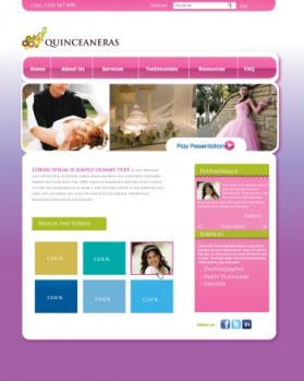 quinceaneras.com entry by maadezine