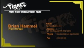 Tiger Tours entry by "3dhe"