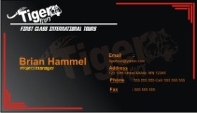 Tiger Tours entry by "3dhe"