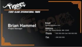 Tiger Tours entry by "3dhe"
