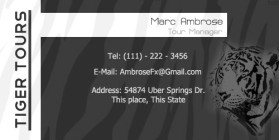 Tiger Tours entry by AmbroseFx