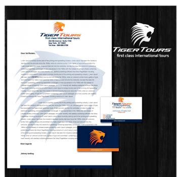 Business Card & Stationery Design for Tiger Tours