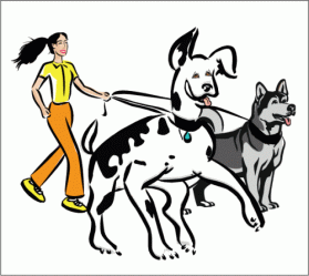 Dog Walking & Pet Sitting Company entry by ginalin