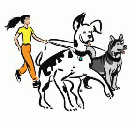 Dog Walking & Pet Sitting Company entry by ginalin