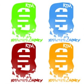 ADDICTED 2 MONEY (ATM) MULTIMEDIA LLC entry by Phraktol Designs