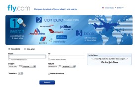 Fly.com entry by visualverb