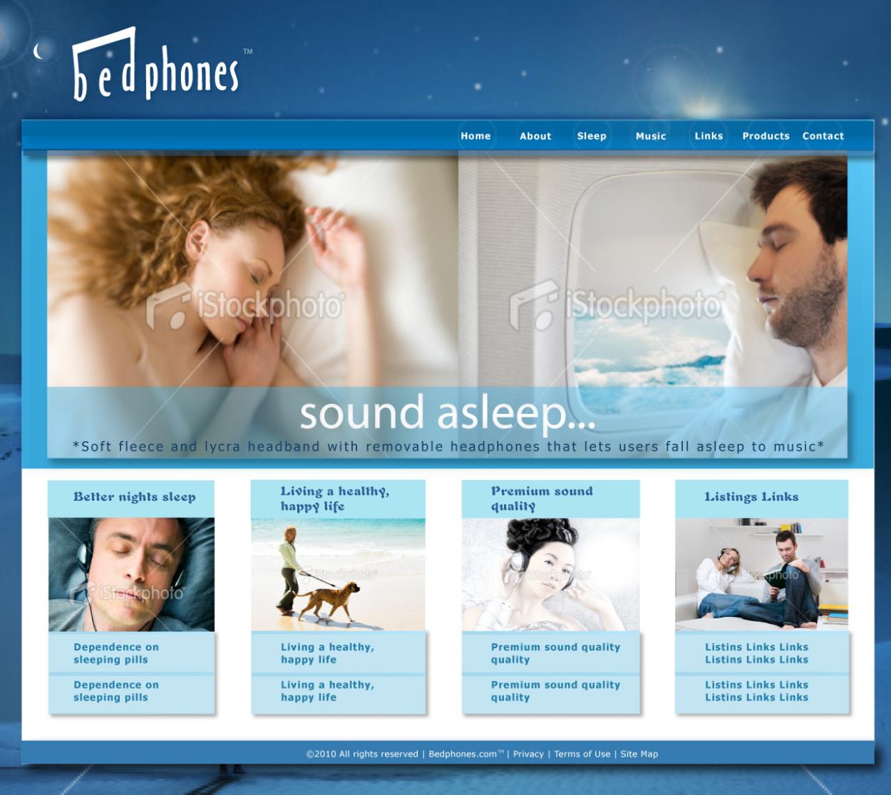 Web Design for bedphones.com