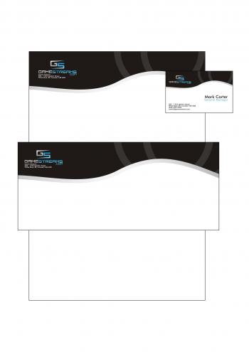 Business Card & Stationery Design for GameStreams.com