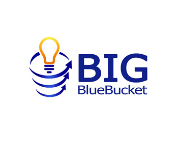 Logo Design for Big Blue Bucket