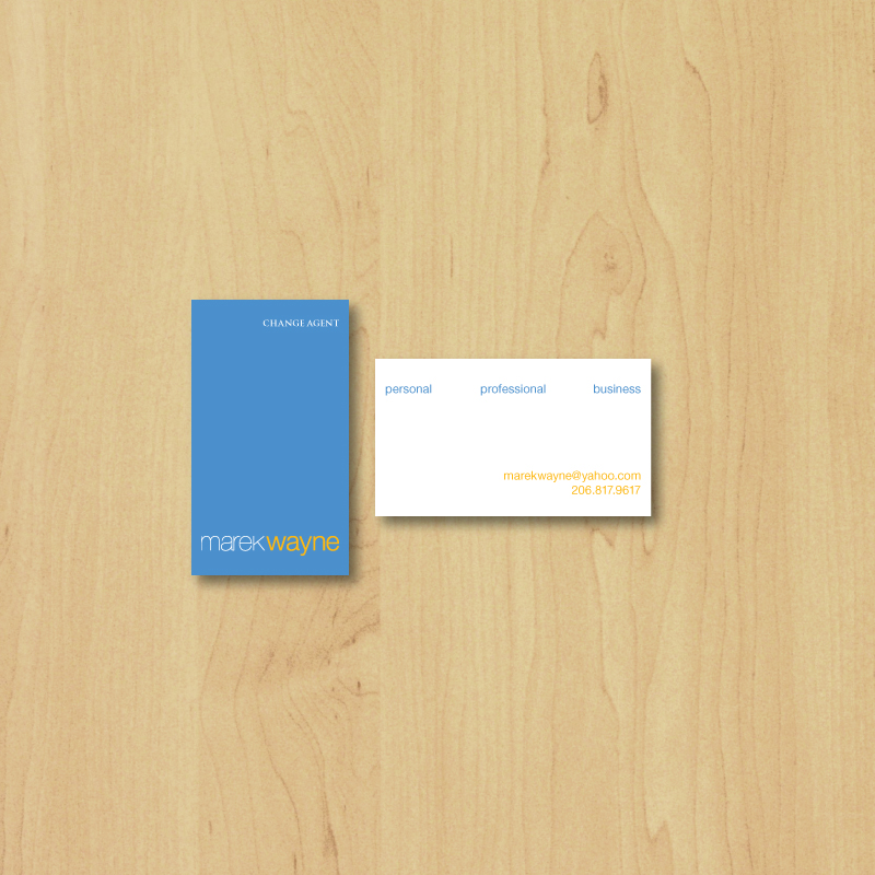 Business Card & Stationery Design for MarekWayne