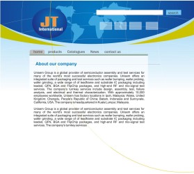 Home page for JT International entry by Bas