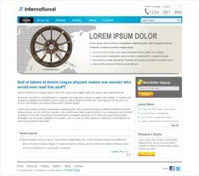 Home page for JT International entry by maadezine