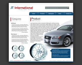 Home page for JT International entry by ojgraphics