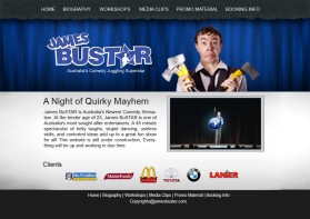 Comedy Juggler Website entry by herodinesh