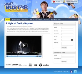 Comedy Juggler Website entry by herodinesh