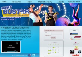 Comedy Juggler Website entry by creative.mind