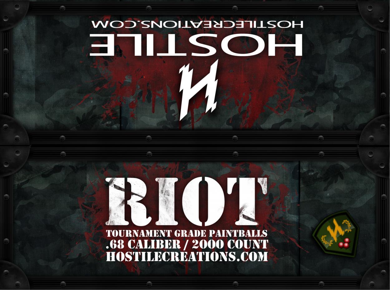 Graphic Design for Hostile Creations Paintball