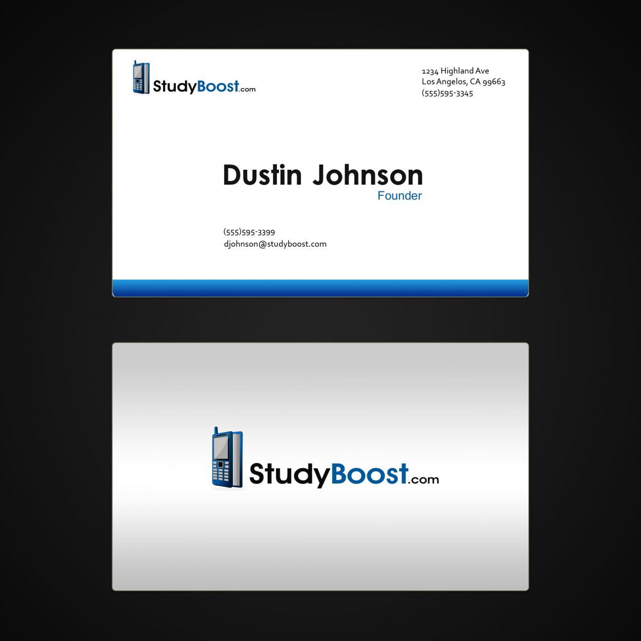 Business Card & Stationery Design for StudyBoost.com