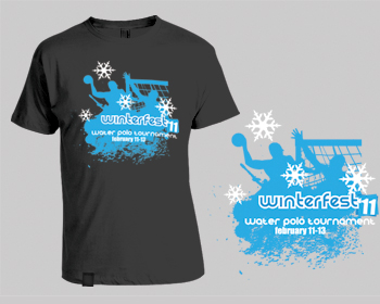 T-Shirt Design for WinterFest Water Polo Tournament