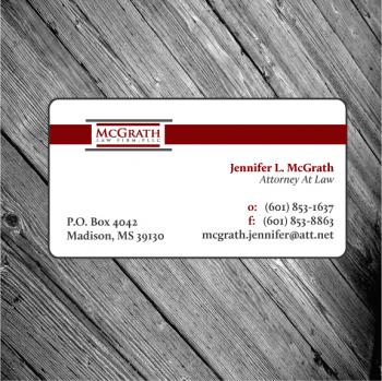 Business Card & Stationery Design for McGrath Law Firm, PLLC