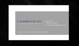 Caedmon Fund entry by HisEye4Dezign