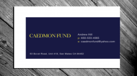 Caedmon Fund entry by HisEye4Dezign
