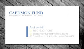 Caedmon Fund entry by HisEye4Dezign