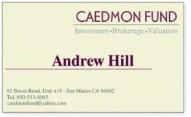 Caedmon Fund entry by Orafaz