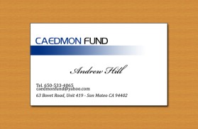 Caedmon Fund entry by Ayos