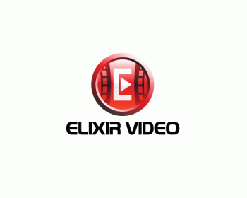 Logo Design entry 298558 submitted by cj38 to the Logo Design for Elixirvideo.com run by Elixir