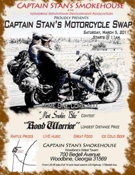 Captain Stan's Smokehouse - (Biker) Part Swap Flyer entry by ycatsg