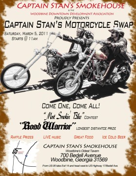Captain Stan's Smokehouse - (Biker) Part Swap Flyer entry by ycatsg