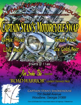 Captain Stan's Smokehouse - (Biker) Part Swap Flyer entry by ycatsg