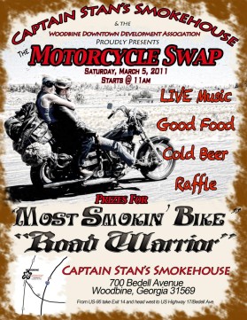 Captain Stan's Smokehouse - (Biker) Part Swap Flyer entry by ycatsg