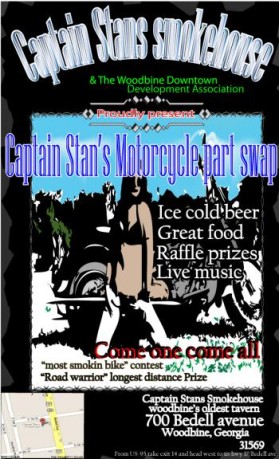 Captain Stan's Smokehouse - (Biker) Part Swap Flyer entry by slim1102