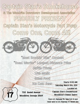 Captain Stan's Smokehouse - (Biker) Part Swap Flyer entry by wassertwin