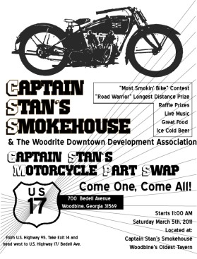 Captain Stan's Smokehouse - (Biker) Part Swap Flyer entry by wassertwin