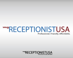 Logo for ReceptionistUSA entry by muzzha